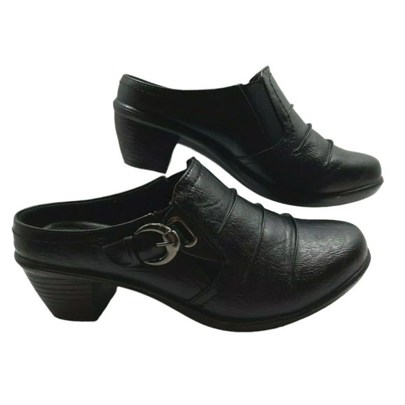 Easy Street Comfort Wave Black Clogs Mules Womens Shoes Size 11 - Picture 6 of 15